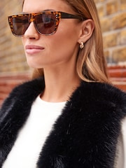 Black Faux Fur Gilet - Image 6 of 8