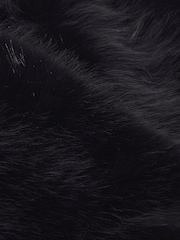 Black Faux Fur Gilet - Image 7 of 8