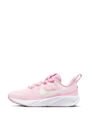 Nike Pale Pink Junior Star Runner 4 Trainers - Image 2 of 11