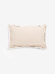 Natural Geometric Berber Rectangular Cushion - Image 5 of 5