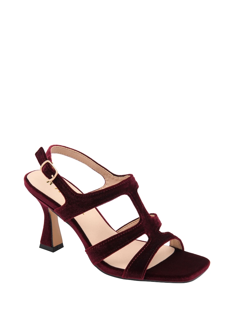 Ravel Strappy Square Toe -sandaalit muotoilluilla koroilla - Kuva 1 / 4 Ravel Strappy Square Toe -sandaalit muotoilluilla koroilla - Kuva 1 / 4