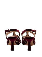Ravel Strappy Square Toe -sandaalit muotoilluilla koroilla - Kuva 3 / 4