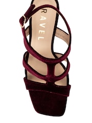 Ravel Strappy Square Toe -sandaalit muotoilluilla koroilla - Kuva 4 / 4
