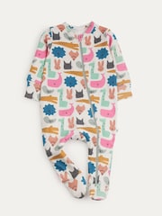 KIDLY Organic Zip 100% Cotton Sleepsuit - Image 2 of 5
