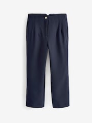 Navy Blue Super High Waist Culotte Trousers - Image 5 of 5