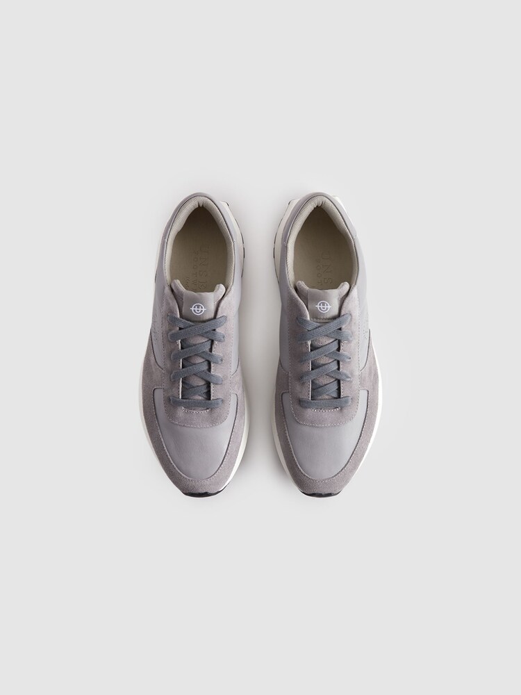 Unseen Footwear Suede Trinity Stamp Trainers - Image 2 of 5 Unseen Footwear Suede Trinity Stamp Trainers - Image 2 of 5