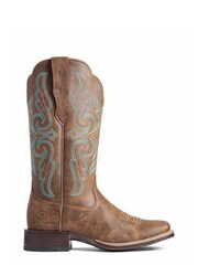 Ariat Brown Primera Stretchfit Western Boots - Image 1 of 4