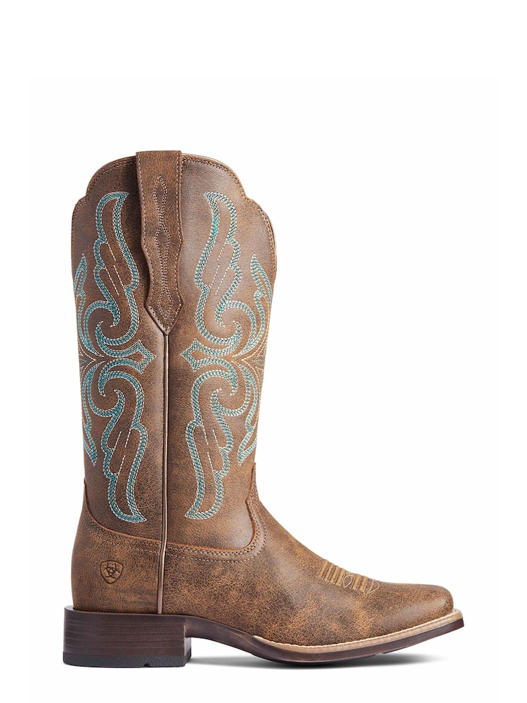 Ariat Brown Primera Stretchfit Western Boots - Image 1 of 4