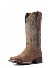 Ariat Brown Primera Stretchfit Western Boots - Image 2 of 4