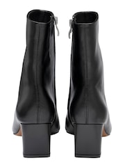Ravel Black Chisel Toe Ankle Boot With A Shaped Heels - Image 3 of 4