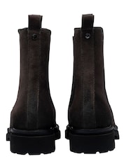Ravel Suede Leather Chelsea Ankle On A Cleated Sole Boots - 4এর মধ্যে 3 ছবি