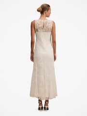 Forever New Cream Jenna Panelled Lace Dress - Image 2 of 4