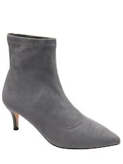 Ravel Grey Ankle Sock Boot On A Kitten Heels - Image 1 of 4