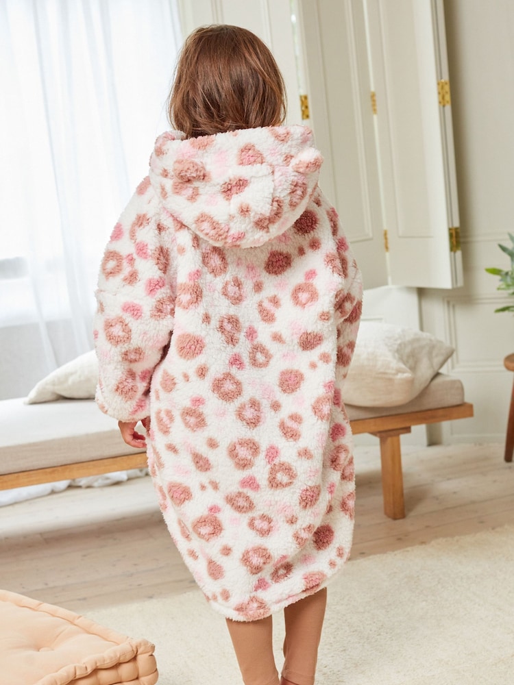 Neutral Animal Print Hooded Blanket (3-16yrs) - Image 2 of 6