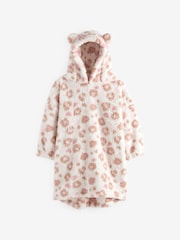 Neutral Animal Print Hooded Blanket (3-16yrs) - Image 4 of 6