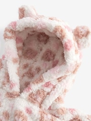 Neutral Animal Print Hooded Blanket (3-16yrs) - Image 6 of 6