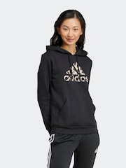 adidas Black Animal Hoodie - Image 1 of 7
