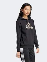 adidas Black Animal Hoodie - Image 3 of 7