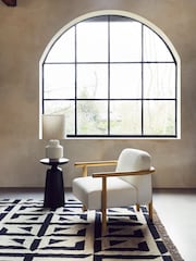 French Connection Cream Kari Teddy Boucle Chair - Image 2 of 8