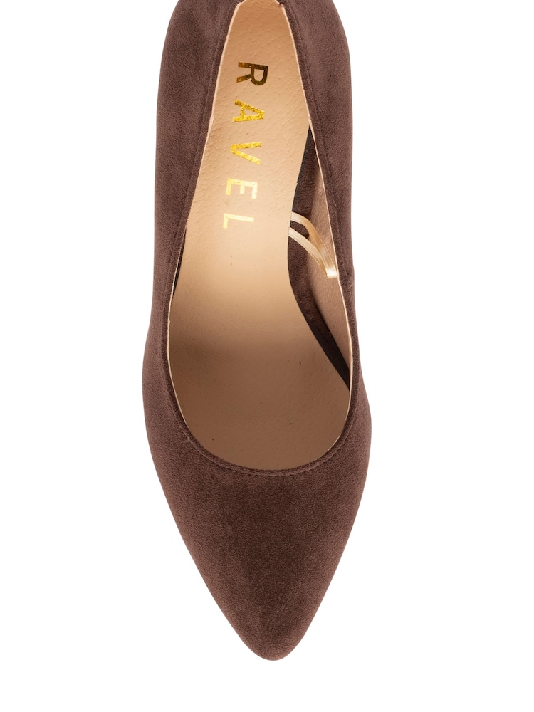 Ravel Brown Pointed-Toe Court Shoes - Image 4 of 4 Ravel Brown Pointed-Toe Court Shoes - Image 4 of 4