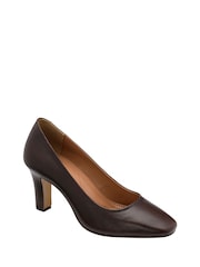 Ravel Leather Court Shoe On A Shaped Heels - Slika 1 od 2