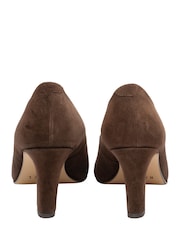 Ravel Suede Leather Court Shoe On A Shaped Heels - Immagine 3 di 4