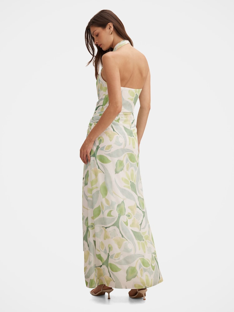 Forever New Green Cartia Wrap Maxi Dress - Image 2 of 4