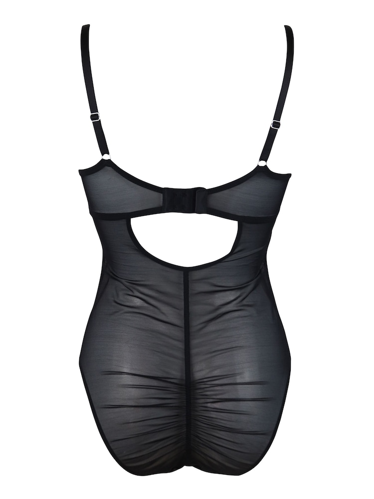 Pour Moi Black Viva Luxe Underwired Body - Image 6 of 6