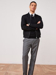 Black V-Neck Regular Soft Touch Knit Jumper - Image 2 of 7
