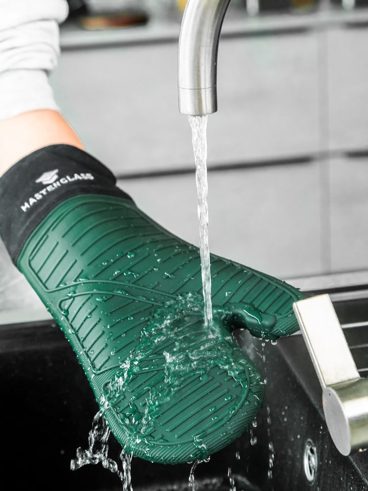 Masterclass Grey Silicone Single Oven Glove - Image 2 of 4