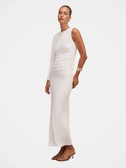 Forever New White Fleur Cape Shoulder Maxi Dress - Image 4 of 4