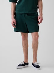 Gap Green Heavyweight French Terry Sweat Shorts - Image 1 of 5