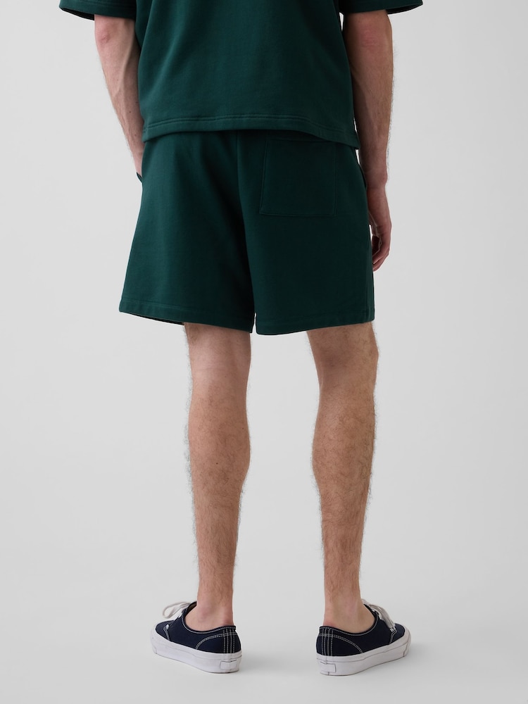 Gap Green Heavyweight French Terry Sweat Shorts - Image 2 of 5