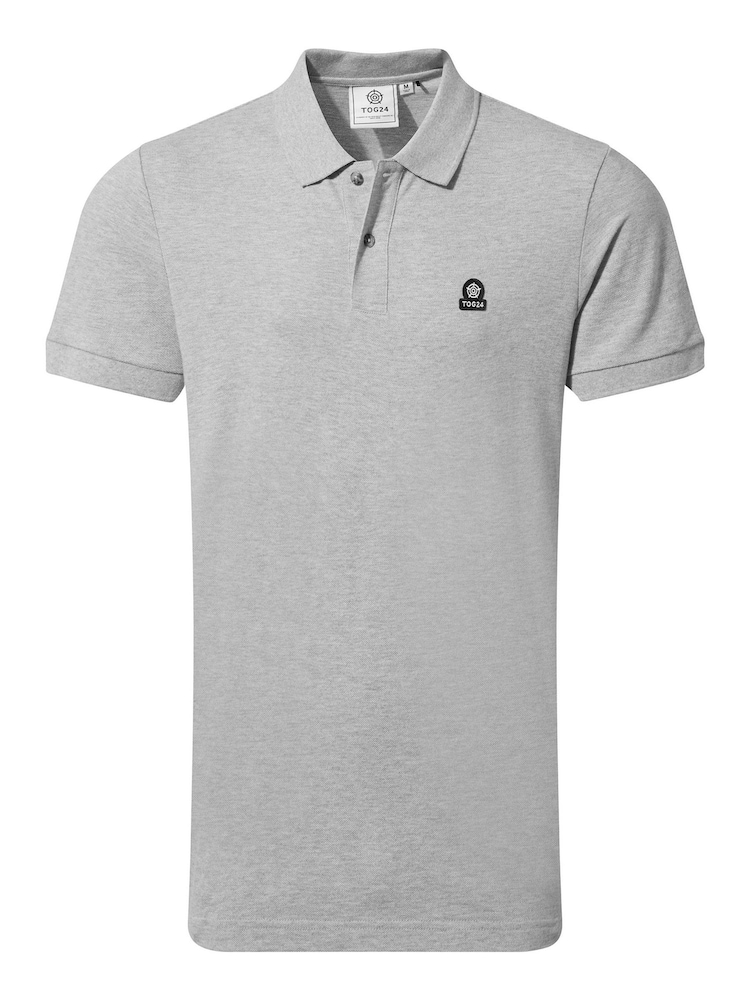 Tog 24 Grey Aketon 100% Cotton Polo Shirt - Image 6 of 6