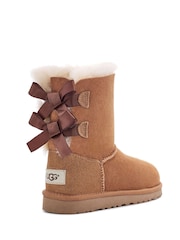 UGG Tan Brown Bailey Bow II Boots - Image 4 of 6