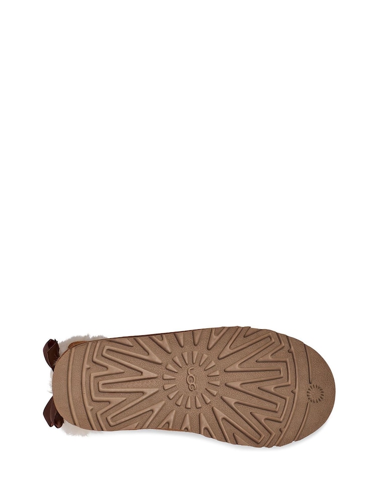 UGG Tan Brown Bailey Bow II Boots - Image 6 of 6