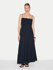 Bleu - Jigsaw Cotton Pique Sundress - Image 2 sur 7