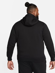 Negro - Sudadera con capucha con cremallera Club de Nike - Imagen 2 de 8