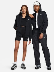 Negro - Sudadera con capucha con cremallera Club de Nike - Imagen 7 de 8