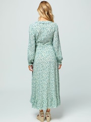 Aspiga Cream Demi Long Sleeve Wrap Dress - Image 4 of 5