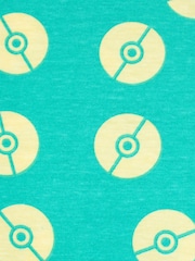 Character Green 100% Cotton Pokemon Pikachu and Eevee Pyjamas - Image 5 of 10