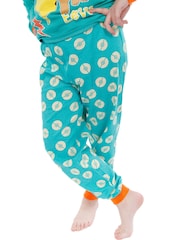 Character Green 100% Cotton Pokemon Pikachu and Eevee Pyjamas - Image 8 of 10
