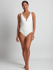 Lauren Ralph Lauren LRL Ring Front Swimsuit - Image 1 of 4