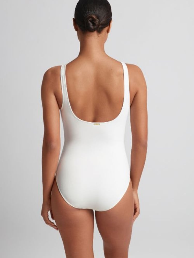 Lauren Ralph Lauren LRL Ring Front Swimsuit - Image 2 of 4