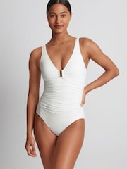 Lauren Ralph Lauren LRL Ring Front Swimsuit - Image 3 of 4