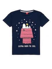 Vanilla Underground Blue Snoopy Long Leg Pyjamas Set - Image 3 of 5