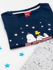Vanilla Underground Blue Snoopy Long Leg Pyjamas Set - Image 5 of 5