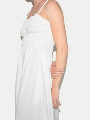 Blanc - Jigsaw Cotton Pique Sundress - Image 5 sur 8