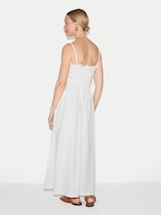 Blanc - Jigsaw Cotton Pique Sundress - Image 6 sur 8