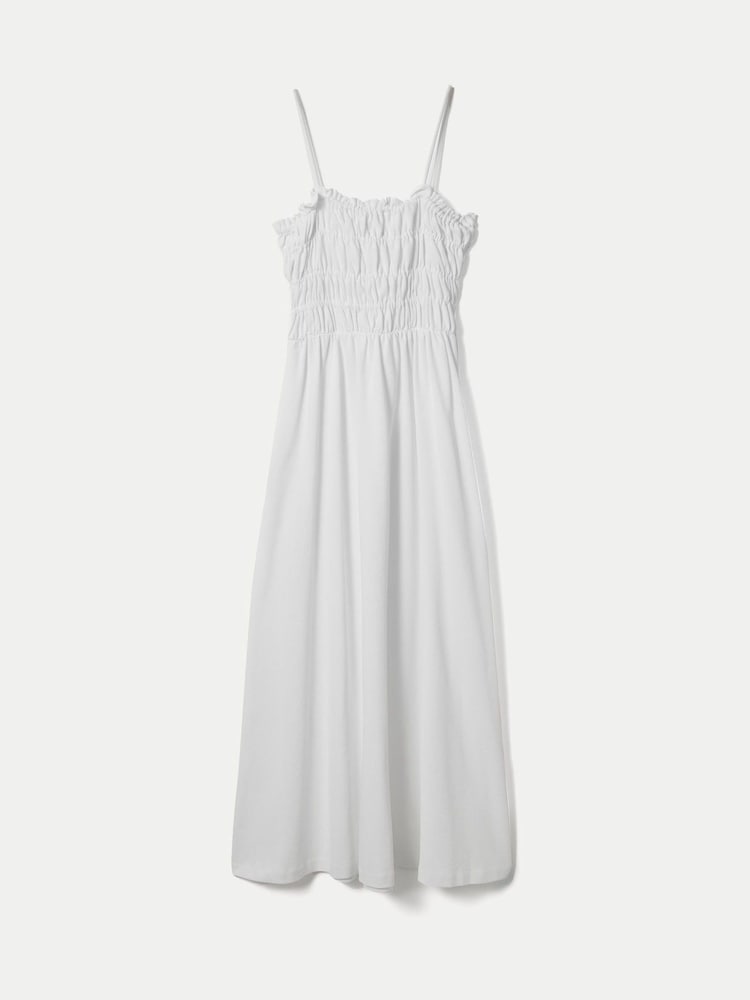Blanc - Jigsaw Cotton Pique Sundress - Image 8 sur 8 Blanc - Jigsaw Cotton Pique Sundress - Image 8 sur 8